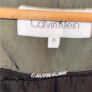 Calvin Klein warm parka. Super functional. Deep olive green. Worn once.